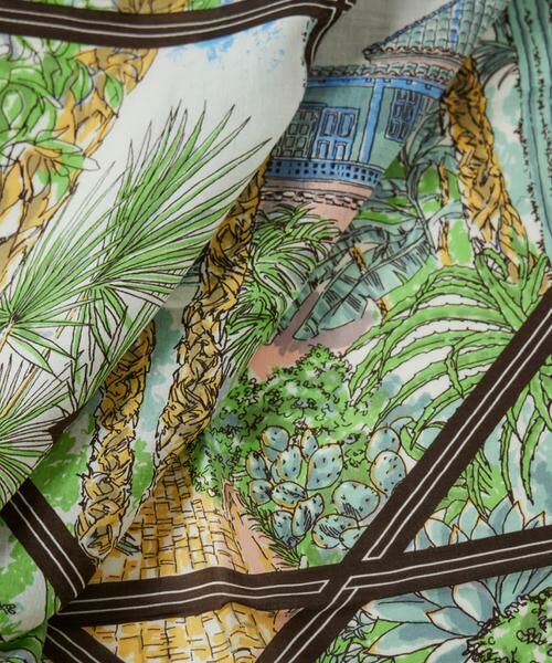 INED / イネド マフラー・ショール・スヌード・ストール | コットンシルクストール　サキュレントガーデン《manipuri》 | 詳細4