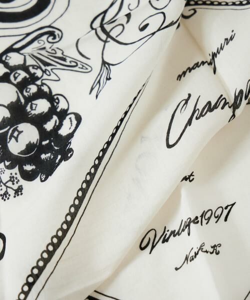 INED / イネド マフラー・ショール・スヌード・ストール | コットンシルクストール　バブル《manipuri》 | 詳細4