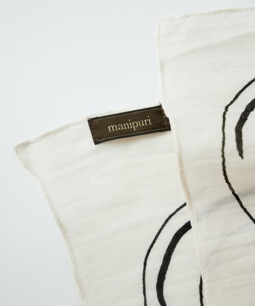 INED / イネド マフラー・ショール・スヌード・ストール | コットンシルクストール　バブル《manipuri》 | 詳細5