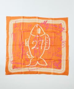 INED / イネド マフラー・ショール・スヌード・ストール | コットンシルクストール　インバージョンフィッシュ《manipuri》