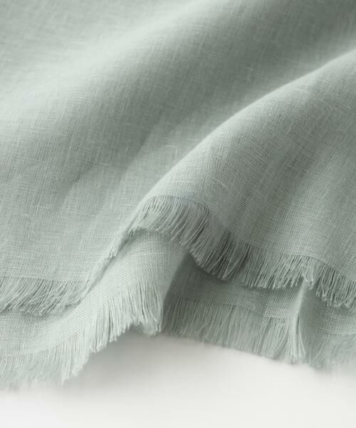 INED / イネド マフラー・ショール・スヌード・ストール | オーガニックリネン ドライキャンバススクエアストール《ASAUCE MELER》 | 詳細2