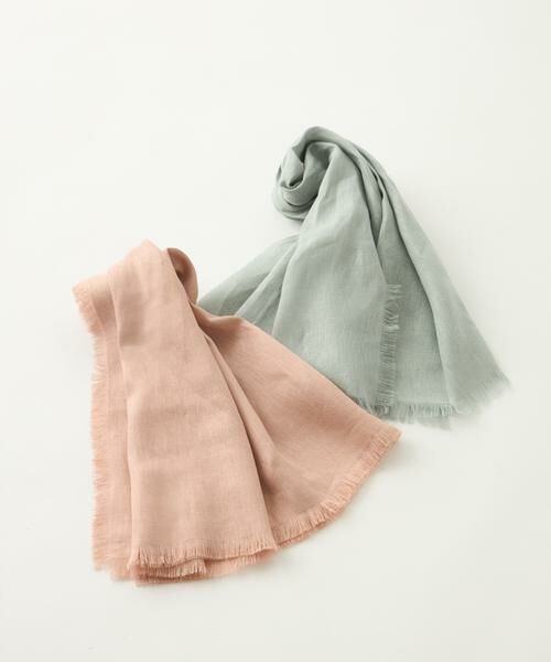 INED / イネド マフラー・ショール・スヌード・ストール | オーガニックリネン ドライキャンバススクエアストール《ASAUCE MELER》 | 詳細7