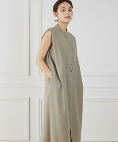 INED / イネド ミニ丈・ひざ丈ワンピース | 《WEB限定》ノースリーブシャツワンピース