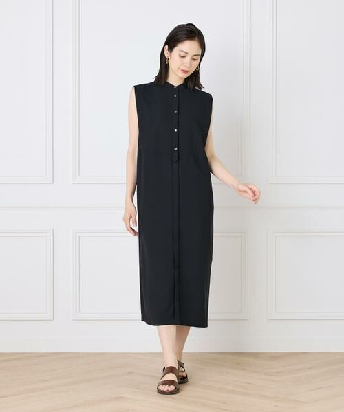 INED / イネド ミニ丈・ひざ丈ワンピース | 《WEB限定》ノースリーブシャツワンピース | 詳細13