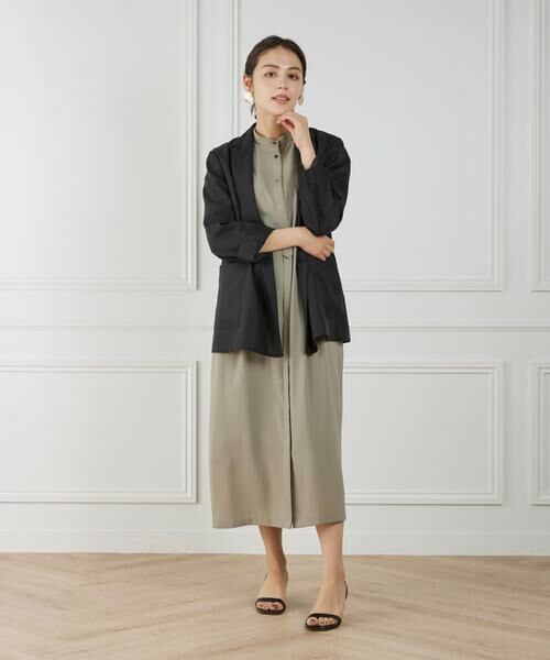 INED / イネド ミニ丈・ひざ丈ワンピース | 《WEB限定》ノースリーブシャツワンピース | 詳細6