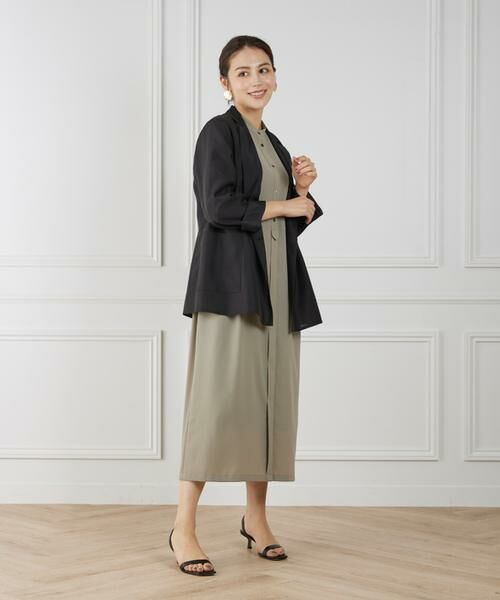 INED / イネド ミニ丈・ひざ丈ワンピース | 《WEB限定》ノースリーブシャツワンピース | 詳細7