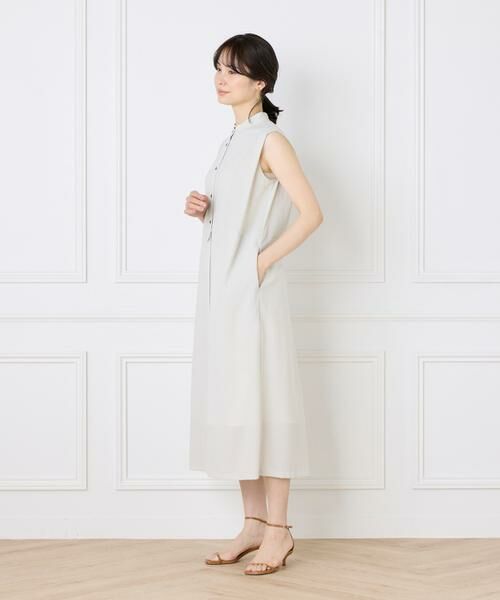 INED / イネド ミニ丈・ひざ丈ワンピース | 《WEB限定》ノースリーブシャツワンピース | 詳細9
