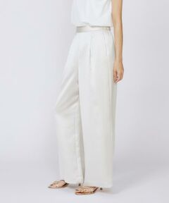 INED / イネド その他パンツ | イージーワイドサテンパンツ