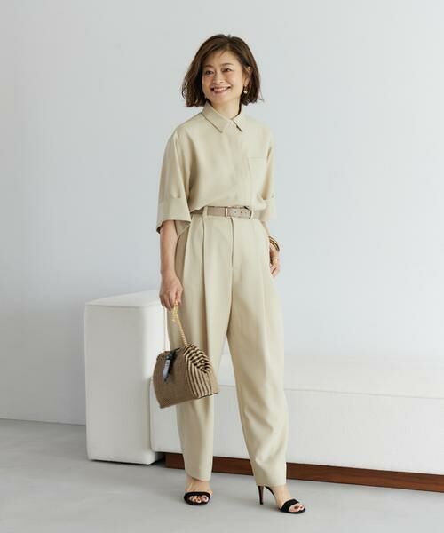 INED / イネド その他パンツ | 《三尋木奈保コラボ》辛口モードなバレルパンツ | 詳細15