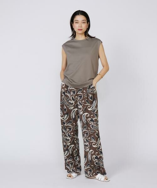 INED / イネド その他パンツ | 《大きいサイズ》イージーワイドプリントパンツ | 詳細2