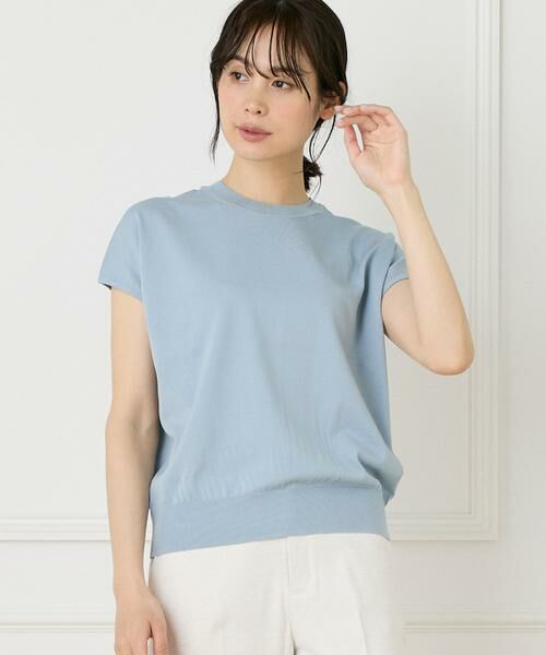 INED / イネド ニット・セーター | 《WEB限定》フレンチスリーブサマーニット | 詳細1