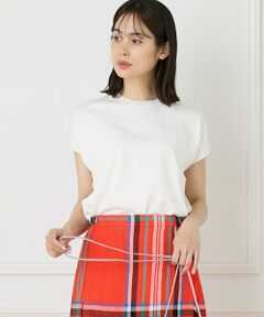 INED / イネド ニット・セーター | 《大きいサイズ》《WEB限定》フレンチスリーブサマーニット