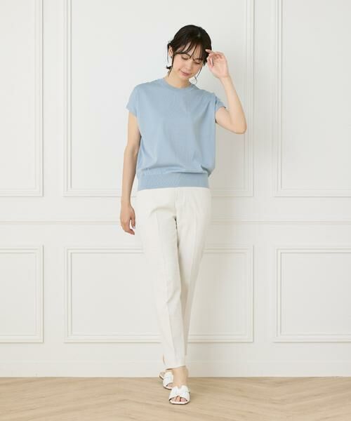 INED / イネド ニット・セーター | 《大きいサイズ》《WEB限定》フレンチスリーブサマーニット | 詳細2