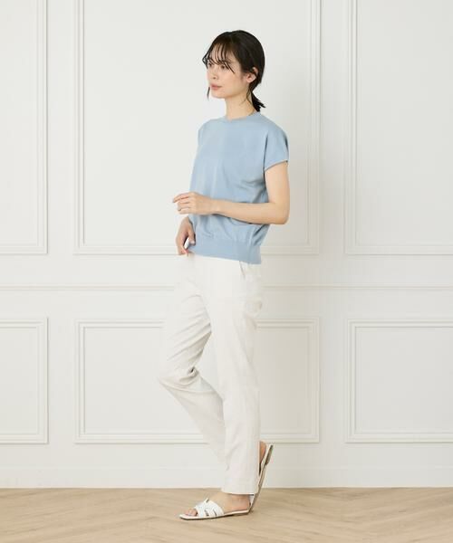 INED / イネド ニット・セーター | 《大きいサイズ》《WEB限定》フレンチスリーブサマーニット | 詳細4