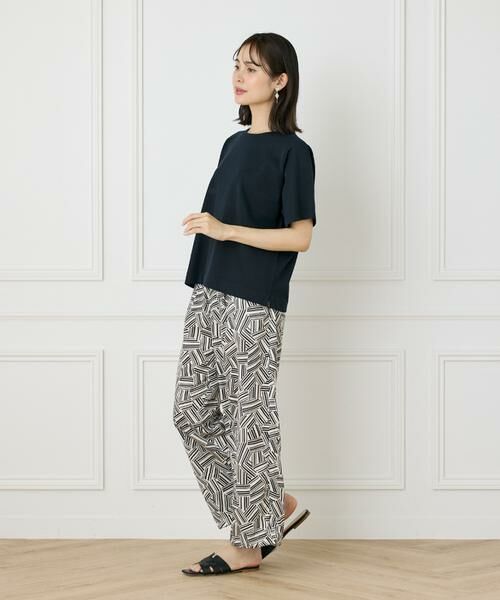 INED / イネド ニット・セーター | 《大きいサイズ》《WEB限定》Tシャツ風プルオーバーサマーニット | 詳細10