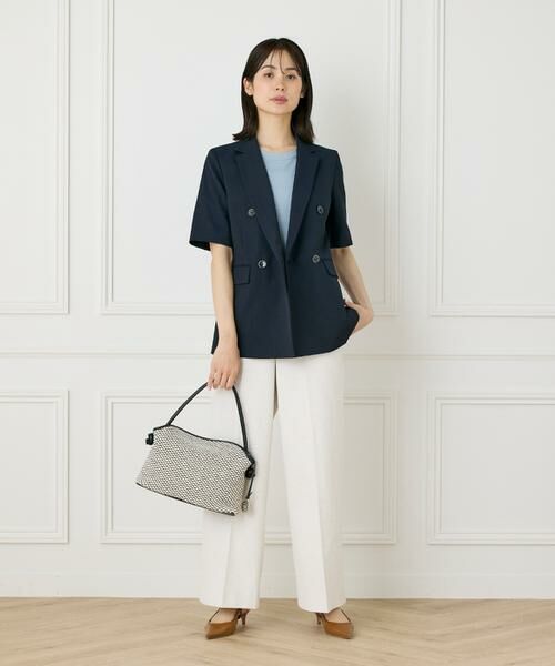 INED / イネド ニット・セーター | 《大きいサイズ》《WEB限定》Tシャツ風プルオーバーサマーニット | 詳細13