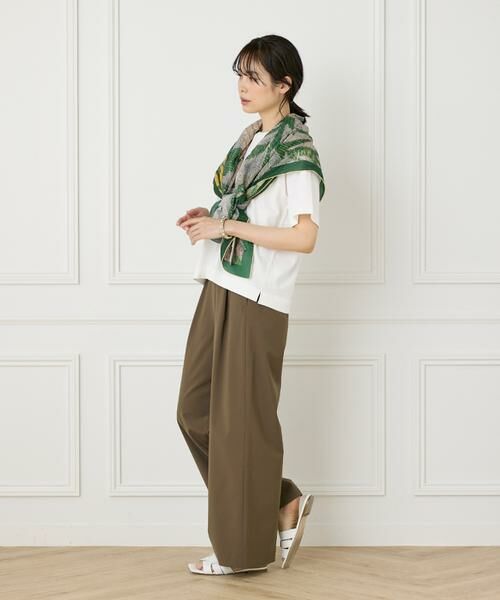 INED / イネド ニット・セーター | 《大きいサイズ》《WEB限定》Tシャツ風プルオーバーサマーニット | 詳細7