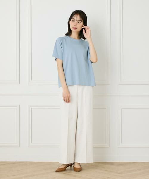 INED / イネド ニット・セーター | 《大きいサイズ》《WEB限定》Tシャツ風プルオーバーサマーニット | 詳細24