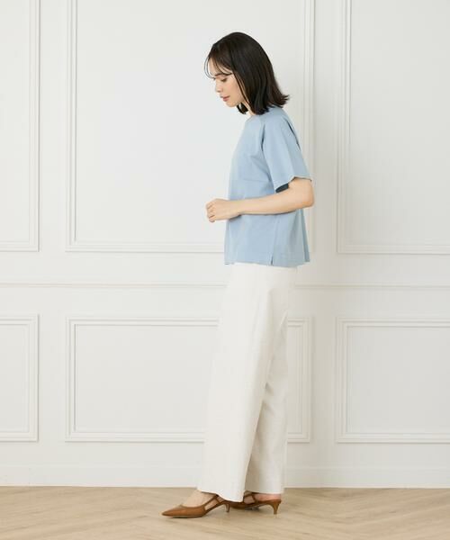 INED / イネド ニット・セーター | 《大きいサイズ》《WEB限定》Tシャツ風プルオーバーサマーニット | 詳細25