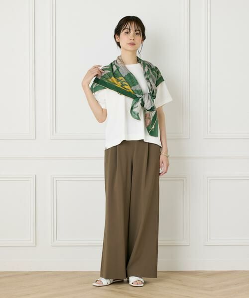 INED / イネド ニット・セーター | 《大きいサイズ》《WEB限定》Tシャツ風プルオーバーサマーニット | 詳細18