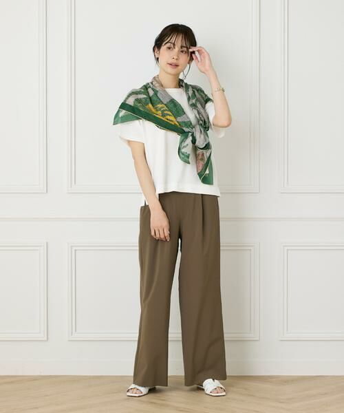 INED / イネド ニット・セーター | 《大きいサイズ》《WEB限定》Tシャツ風プルオーバーサマーニット | 詳細19