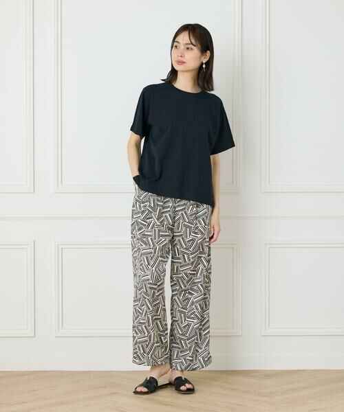 INED / イネド ニット・セーター | 《大きいサイズ》《WEB限定》Tシャツ風プルオーバーサマーニット | 詳細21