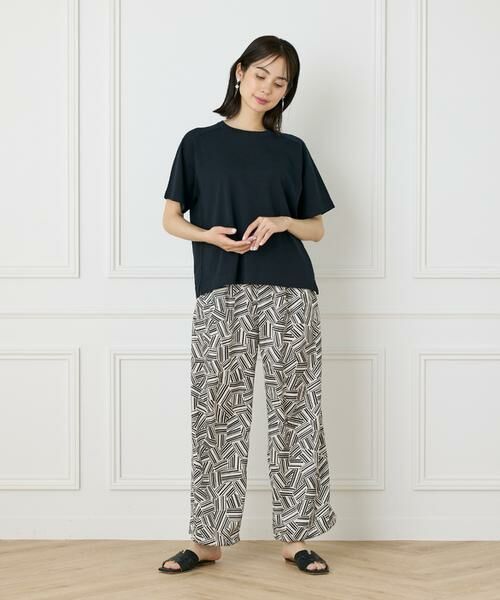 INED / イネド ニット・セーター | 《大きいサイズ》《WEB限定》Tシャツ風プルオーバーサマーニット | 詳細22