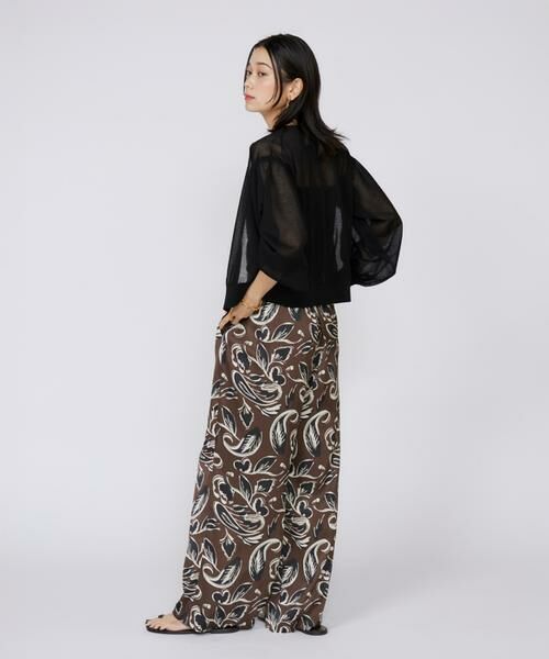 INED / イネド カーディガン・ボレロ | シアーニットジップアップカーディガン | 詳細4