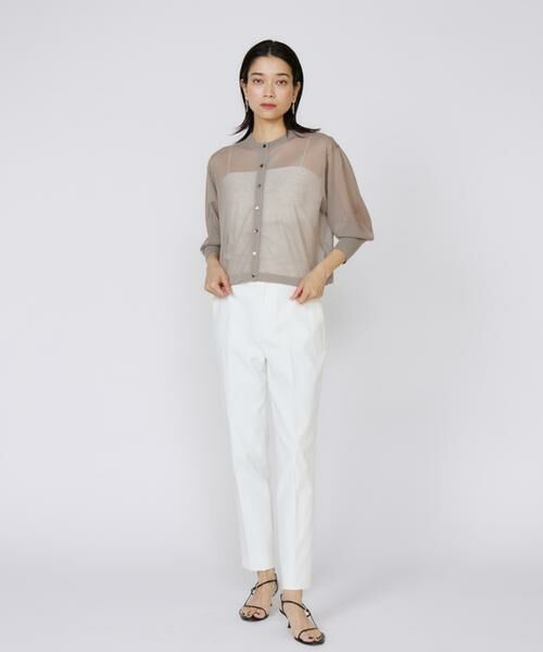 INED / イネド カーディガン・ボレロ | シアーニットカーディガン | 詳細2