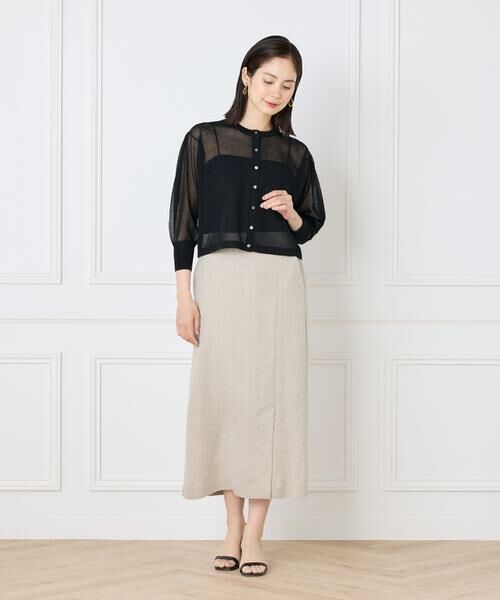 INED / イネド カーディガン・ボレロ | シアーニットカーディガン | 詳細24