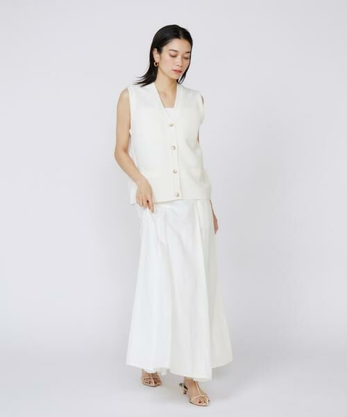 INED / イネド ベスト | Vネックニットジレ | 詳細2