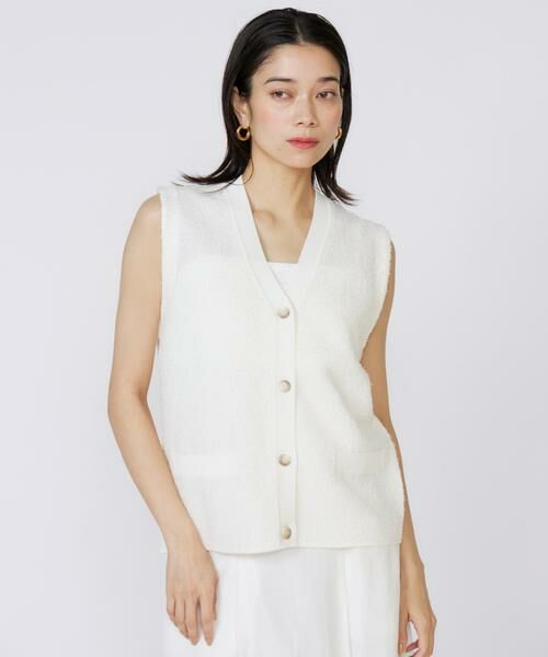 INED / イネド ベスト | Vネックニットジレ | 詳細9