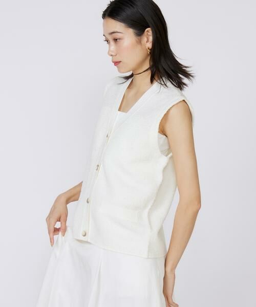 INED / イネド ベスト | Vネックニットジレ | 詳細12