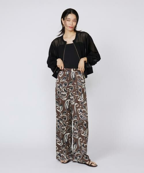 INED / イネド カーディガン・ボレロ | 《大きいサイズ》シアーニットジップアップカーディガン | 詳細17