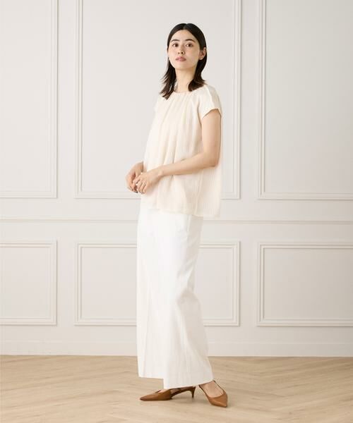 INED / イネド シャツ・ブラウス | シアーストライプブラウス　 | 詳細11