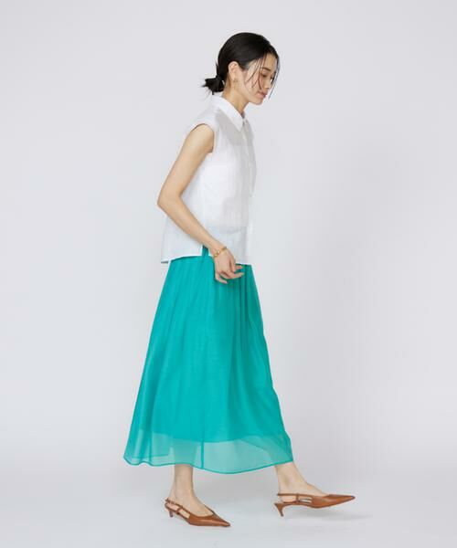 INED / イネド シャツ・ブラウス | リネンフレンチスリーブシャツブラウス | 詳細6