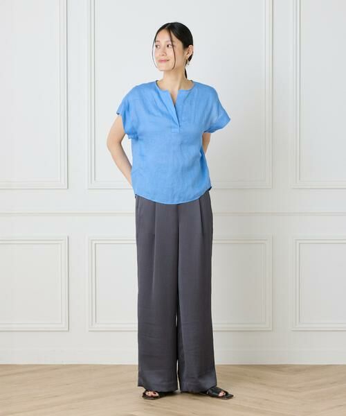 INED / イネド シャツ・ブラウス | リネンスキッパーブラウス | 詳細8