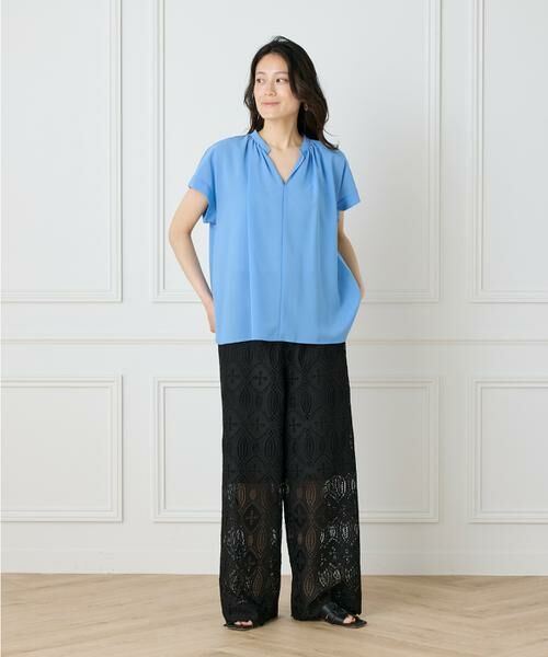 INED / イネド シャツ・ブラウス | キーネックブラウス | 詳細2