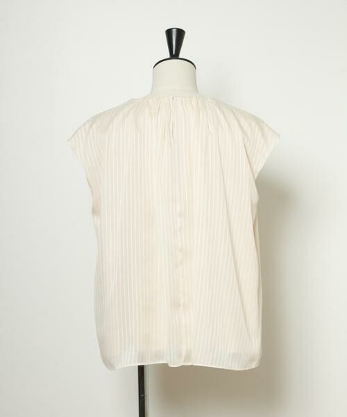 INED / イネド シャツ・ブラウス | 《大きいサイズ》シアーストライプブラウス | 詳細10