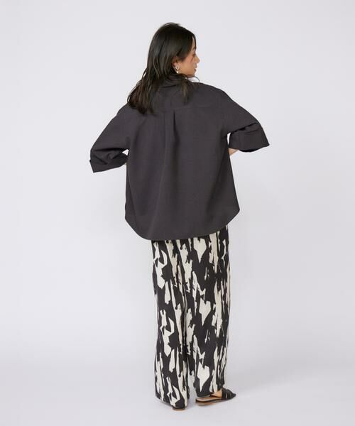 INED / イネド シャツ・ブラウス | 《大きいサイズ》辛口モードなワイドスリーブシャツ《三尋木奈保コラボ》 | 詳細14