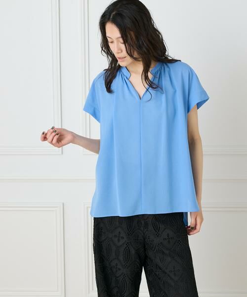 INED / イネド シャツ・ブラウス | 《大きいサイズ》キーネックブラウス | 詳細14