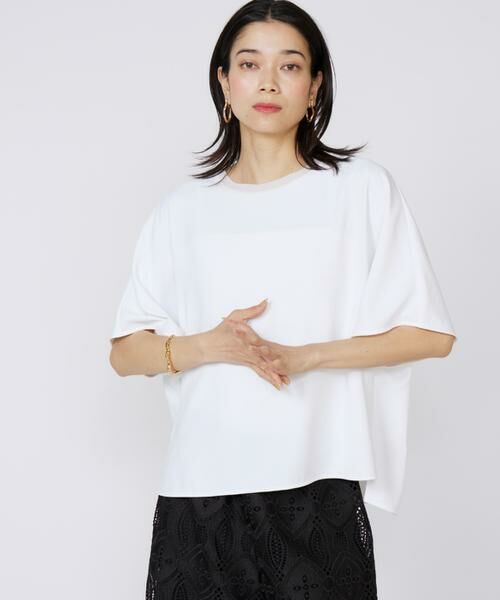 INED / イネド Tシャツ | 吸汗速乾ジョーゼットプルオーバー | 詳細1