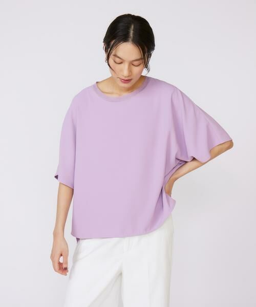 INED / イネド Tシャツ | 吸汗速乾ジョーゼットプルオーバー | 詳細11