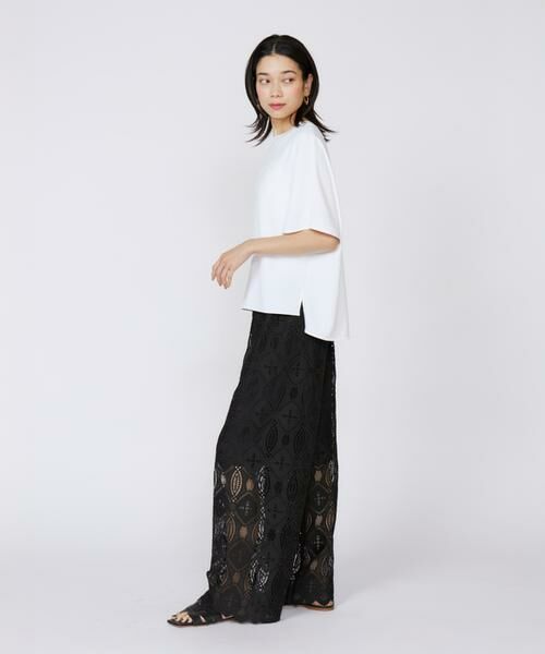 INED / イネド Tシャツ | 吸汗速乾ジョーゼットプルオーバー | 詳細3