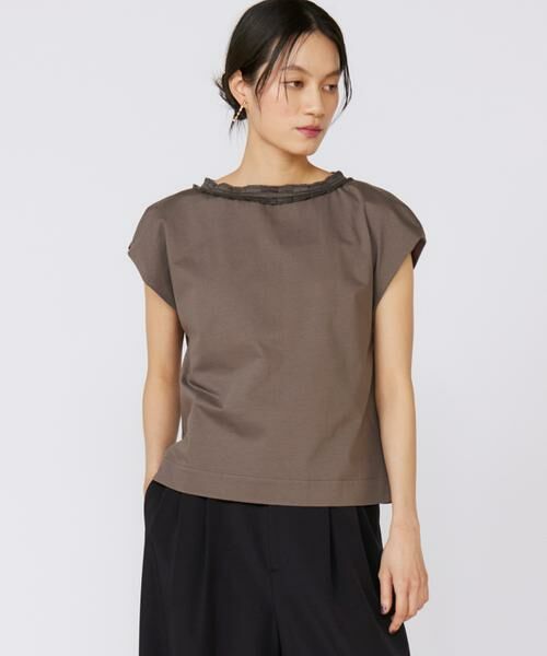 INED / イネド Tシャツ | タックフリルカットソー | 詳細14