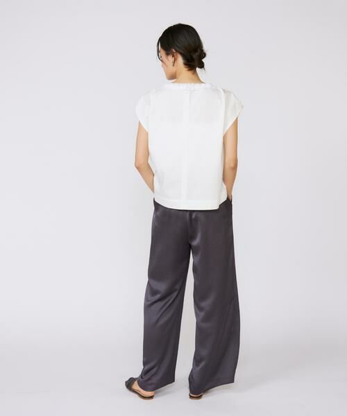 INED / イネド Tシャツ | タックフリルカットソー | 詳細7