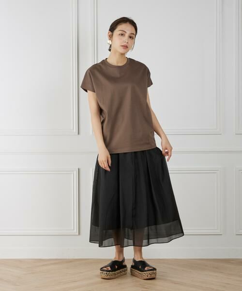 INED / イネド Tシャツ | 《WEB限定》フレンチスリーブカットソー | 詳細8