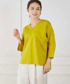 INED / イネド Tシャツ | 《WEB限定》Vネックドルマンカットソー