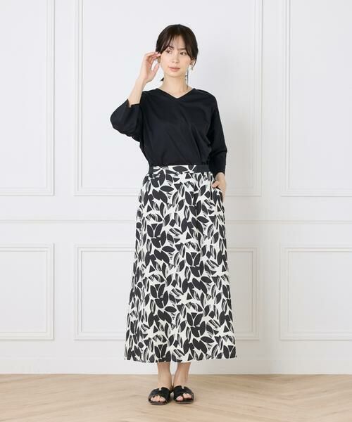 INED / イネド Tシャツ | 《WEB限定》Vネックドルマンカットソー | 詳細12