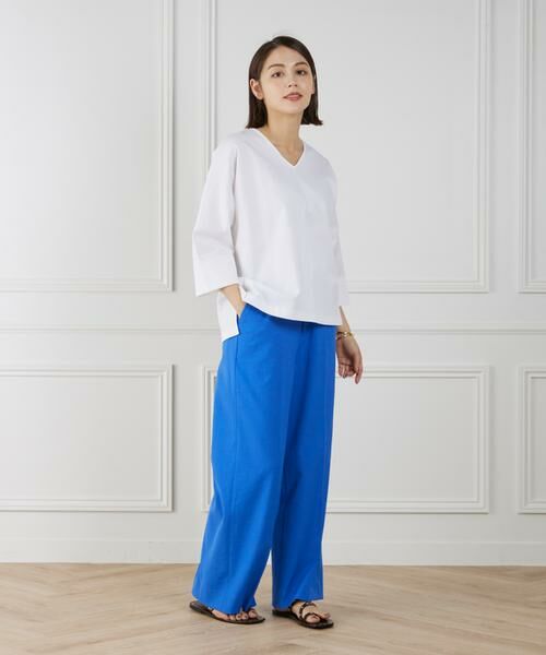 INED / イネド Tシャツ | 《WEB限定》Vネックドルマンカットソー | 詳細2